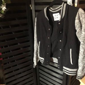 Varsity Style Cropped Jacket